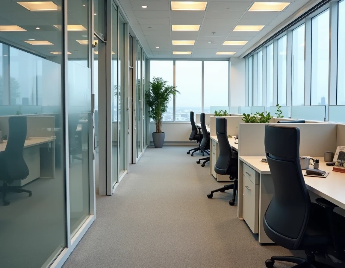 Office after cleaning